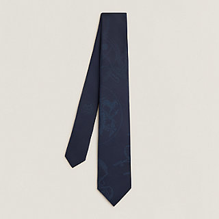 シルクツイルタイ 7 cm《エクスリブリス》 | Hermès - エルメス-公式サイト